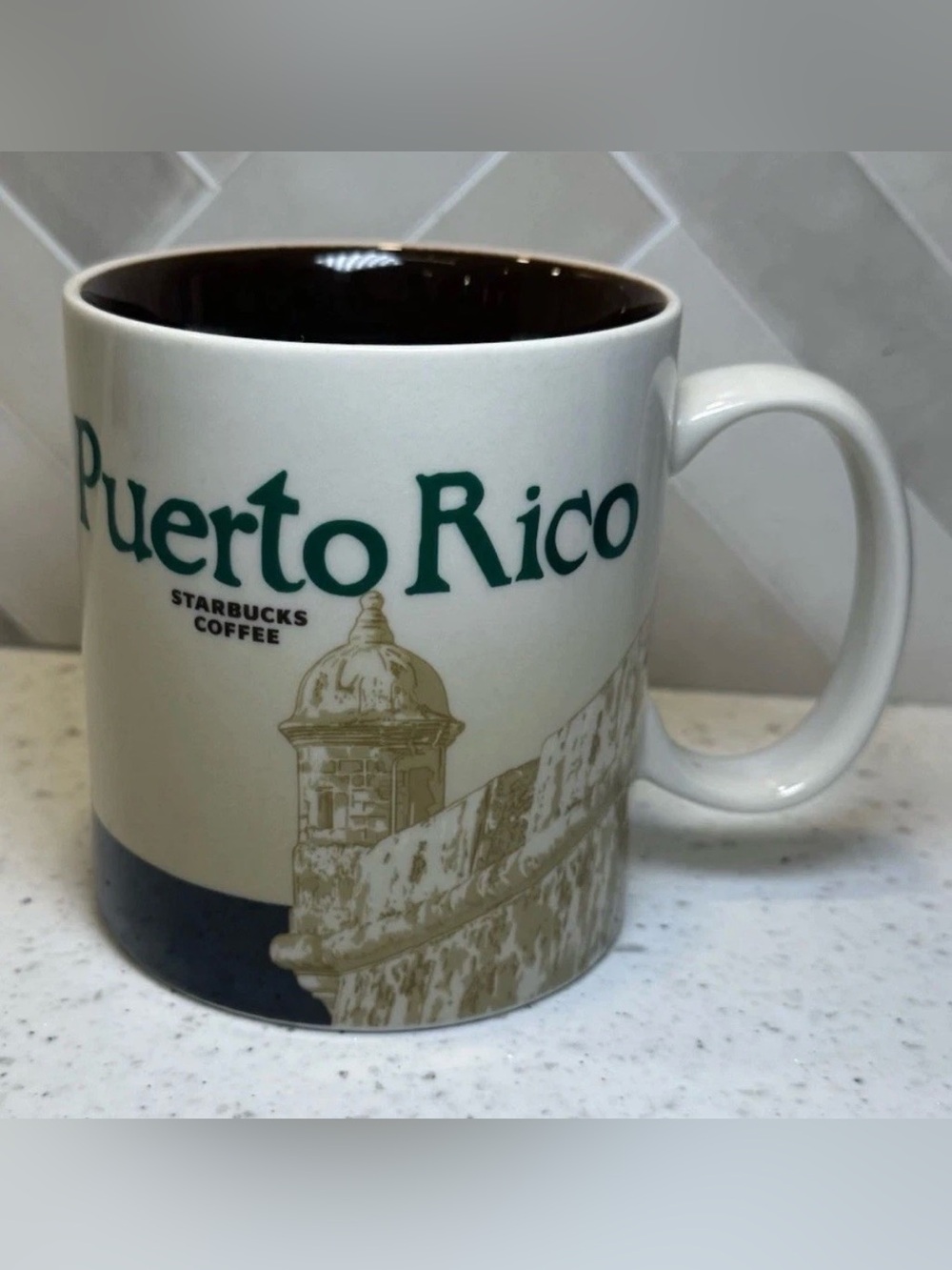 Starbucks PUERTO RICO 16 oz Coffee Mug 2016 Global Icon Collector Series
